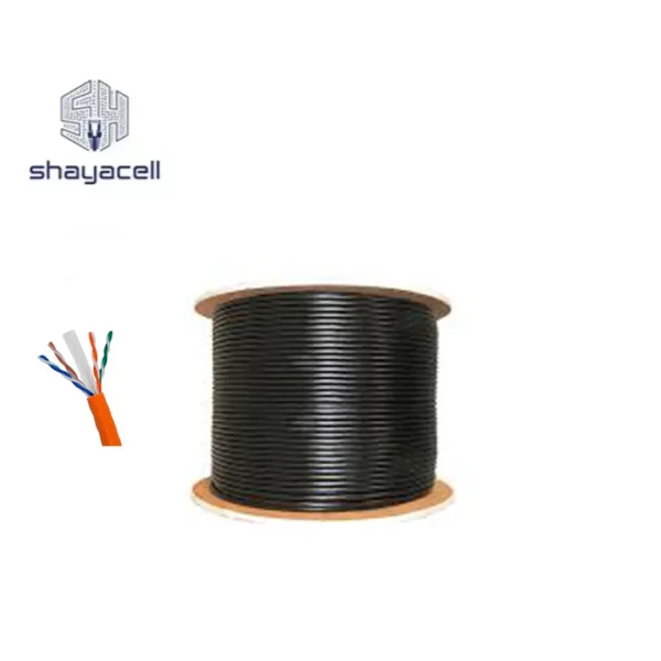 کابل شبکه outdoor نگزنس Cat6 UTP تمام مس با تست فلوک