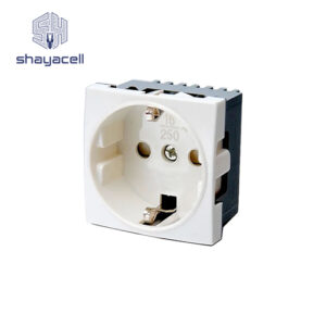 پریز برق 45x45 سفید دانوب