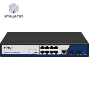 سوئیچ شبکه مدیریتی HRUI مدل HR-AFGM-82NS
