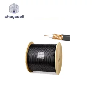 کابل کواکسیال RG59 زیمنس مغزی 0.8 دو فویل تمام مس 144 رشته