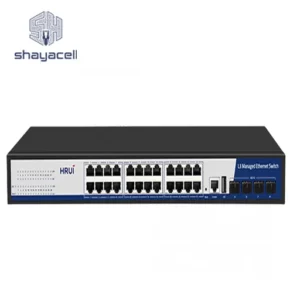 سوئیچ اترنت مدیریتی HRUI مدل HR-SWTG3424S