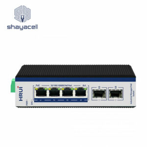 سوئیچ شبکه صنعتی مدیریتی HRUI مدل HR600-AFGM-42S
