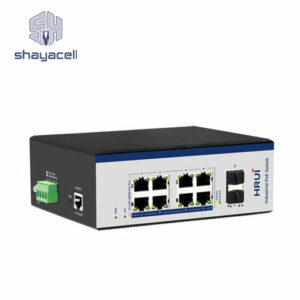 سوئیچ شبکه صنعتی مدیریتی HRUI مدل HR600-AFGM-82S