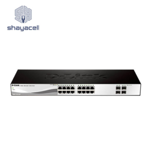سوئیچ شبکه 16 پورت مدیریتی دی لینک DGS-1210-20