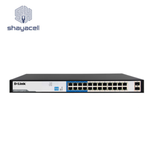 سوئیچ شبکه 24 پورت رکمونت دی لینک DGS-F1026P-E