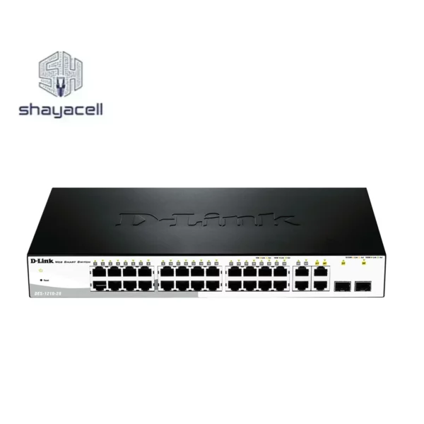 سوئیچ شبکه 24 پورت مدیریتی دی لینک DES-1210-28P