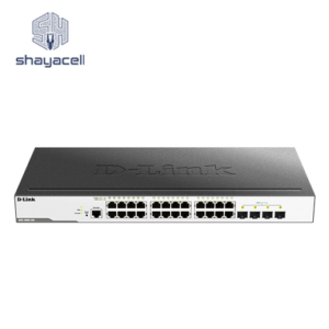 سوئیچ شبکه 24 پورت مدیریتی دی لینک DGS-3000-28LP