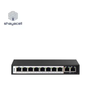 سوئیچ شبکه 8 پورت دسکتاپ دی لینک DES-F1010P-E