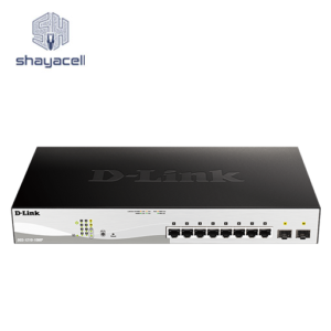 سوئیچ شبکه 8 پورت مدیریتی دی لینک DGS-1210-10P